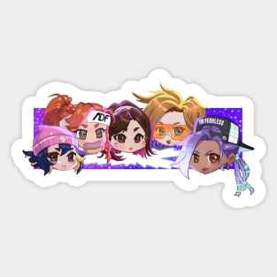 le sserafim overwatch 2 Sticker